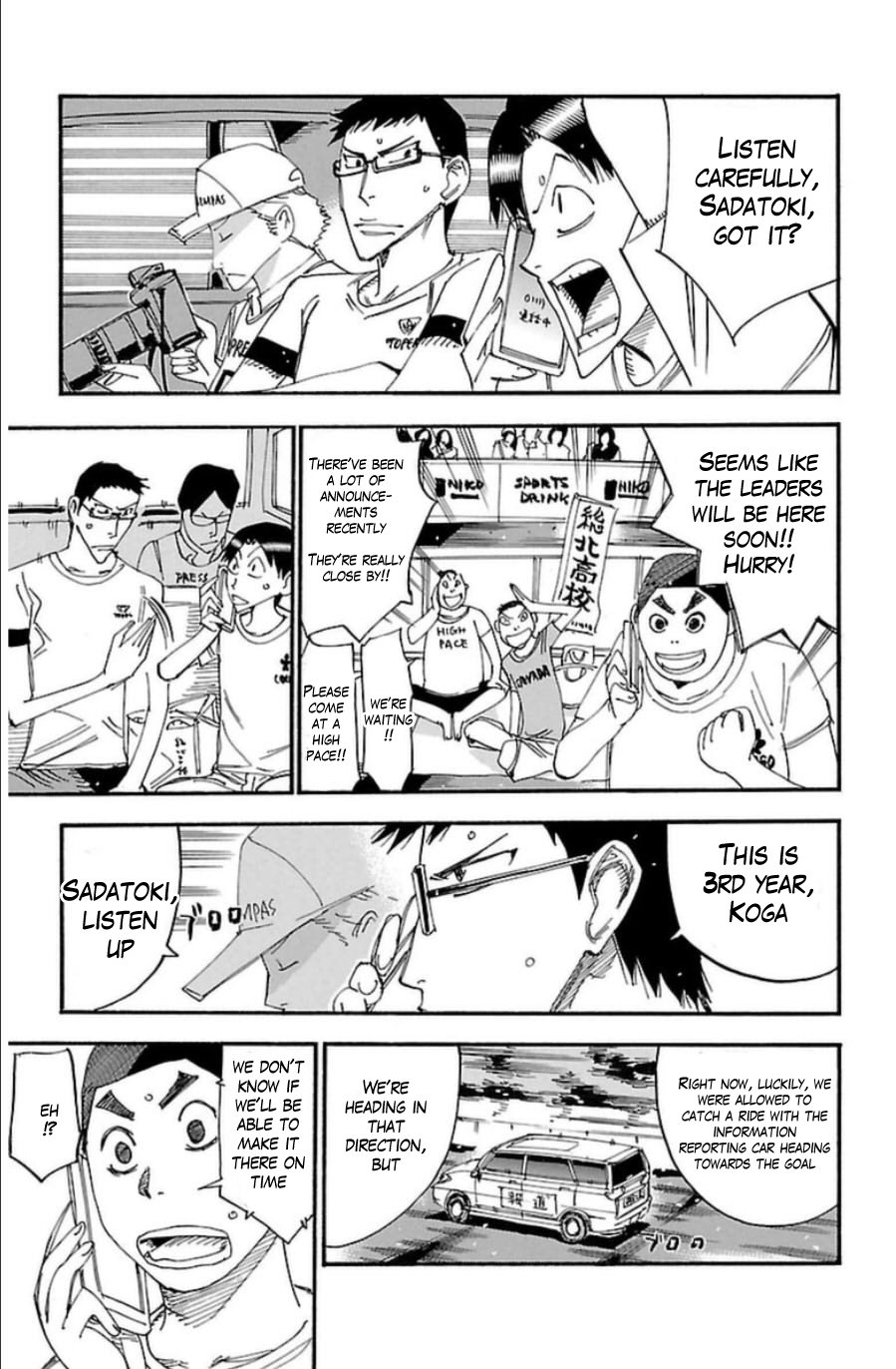 Yowamushi Pedal Chapter 344 page 6 - Chapter 344: Exciting Straight Line!!