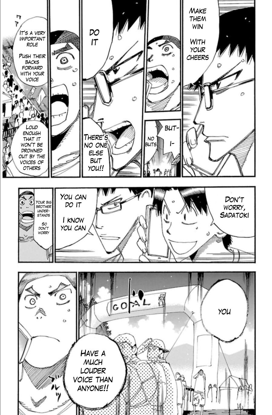 Yowamushi Pedal Chapter 344 page 8 - Chapter 344: Exciting Straight Line!!