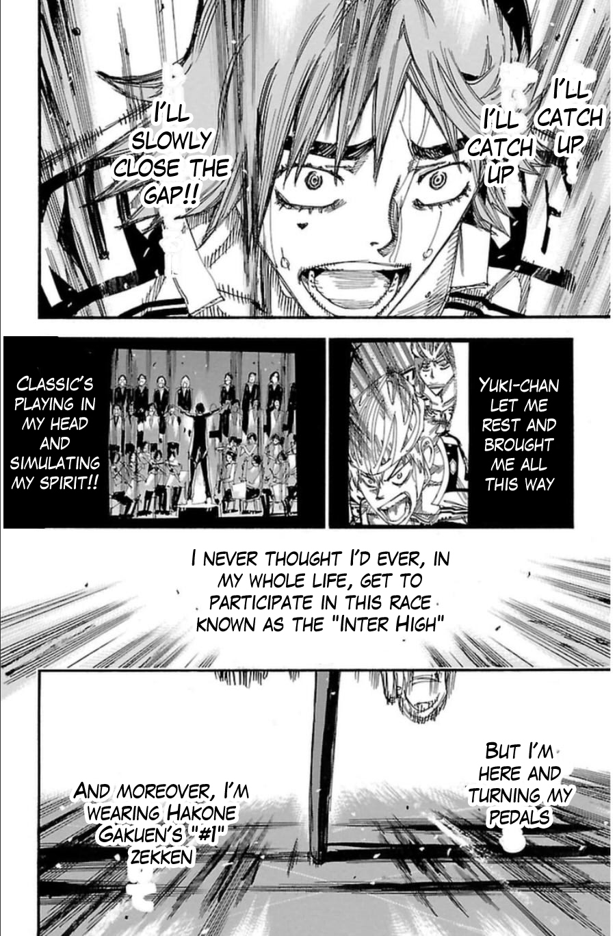 Yowamushi Pedal Chapter 345 page 12 - Chapter 345: Ashikiba Takuto