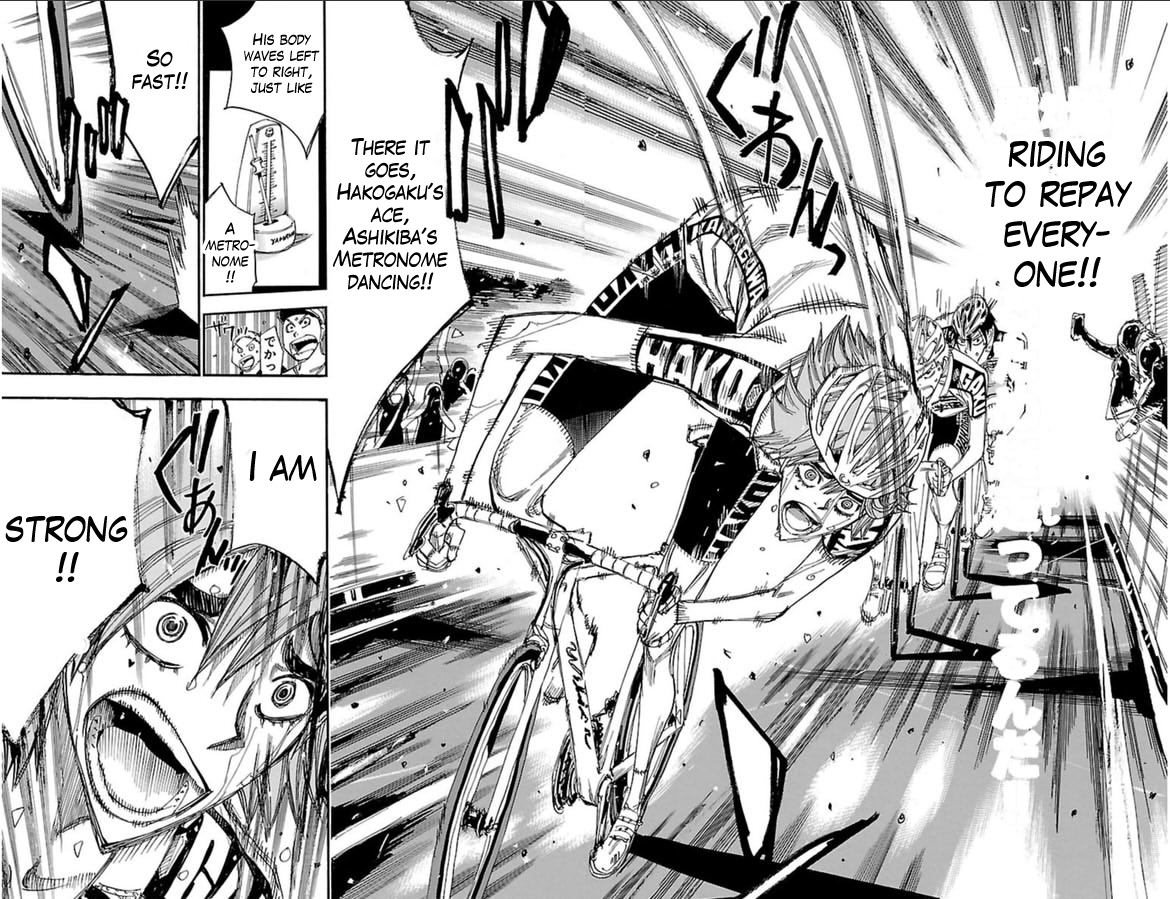 Yowamushi Pedal Chapter 345 page 16 - Chapter 345: Ashikiba Takuto