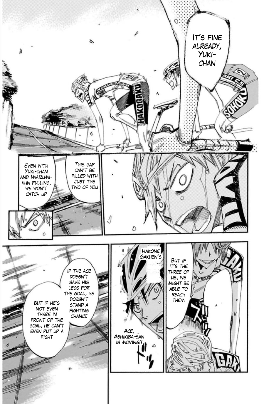 Yowamushi Pedal Chapter 345 page 3 - Chapter 345: Ashikiba Takuto