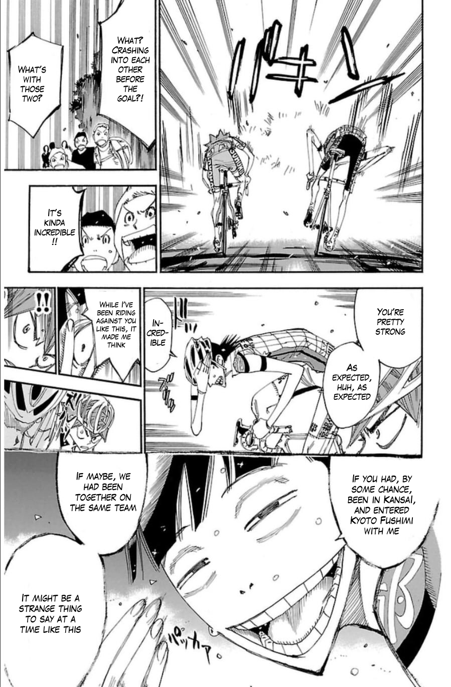 Yowamushi Pedal Chapter 346 page 10 - Chapter 346: The resolute 5