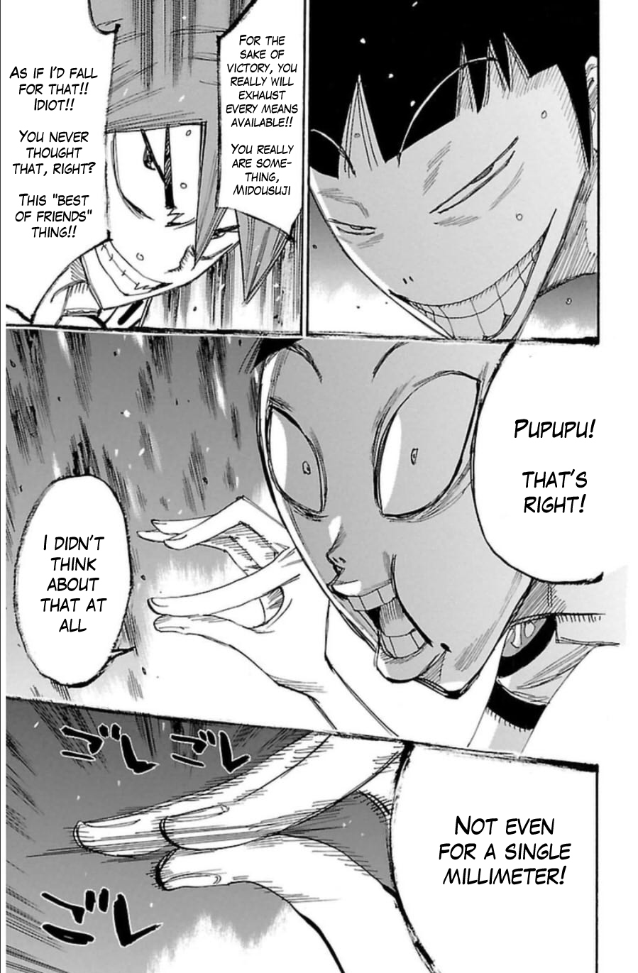 Yowamushi Pedal Chapter 346 page 12 - Chapter 346: The resolute 5