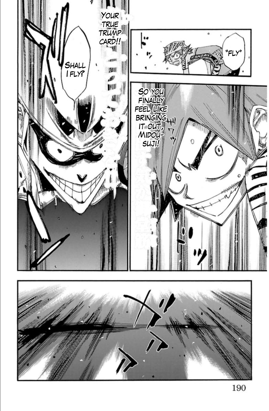 Yowamushi Pedal Chapter 346 page 14 - Chapter 346: The resolute 5