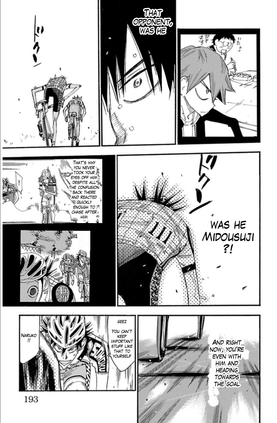 Yowamushi Pedal Chapter 346 page 17 - Chapter 346: The resolute 5