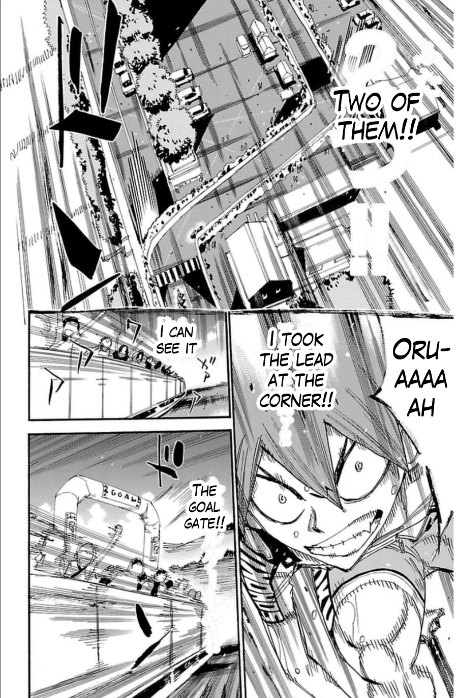 Yowamushi Pedal Chapter 346 page 23 - Chapter 346: The resolute 5