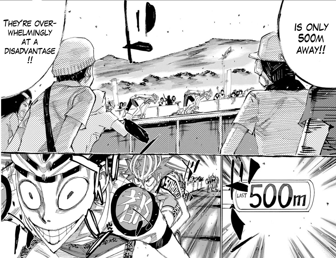 Yowamushi Pedal Chapter 346 page 6 - Chapter 346: The resolute 5