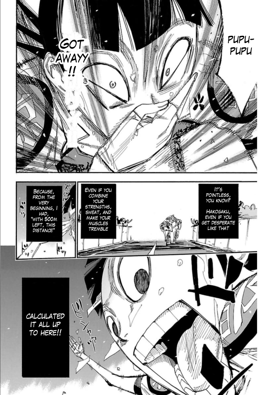 Yowamushi Pedal Chapter 346 page 7 - Chapter 346: The resolute 5