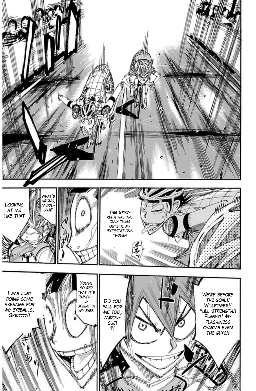 Yowamushi Pedal Chapter 346 page 8 - Chapter 346: The resolute 5