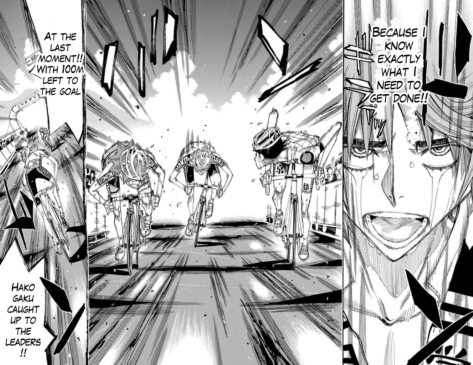 Yowamushi Pedal Chapter 348 page 11 - Chapter 348: Shaving off 3 seconds