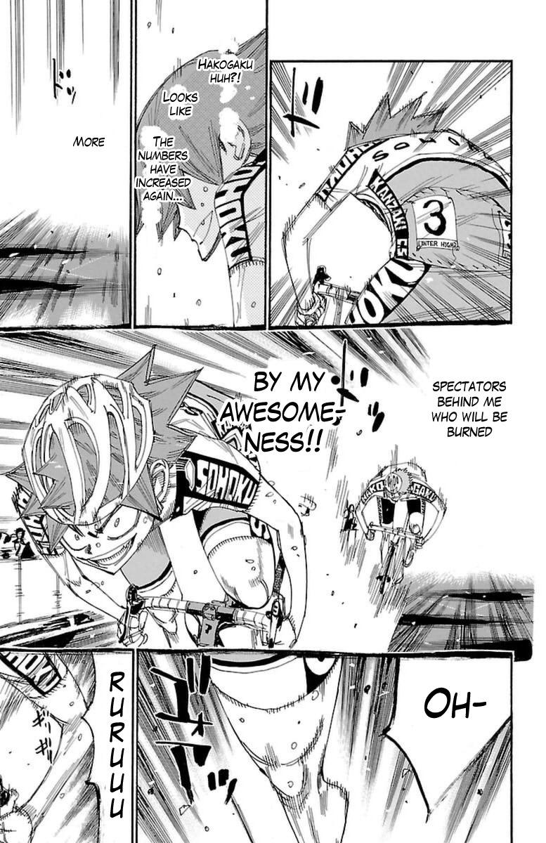 Yowamushi Pedal Chapter 348 page 13 - Chapter 348: Shaving off 3 seconds
