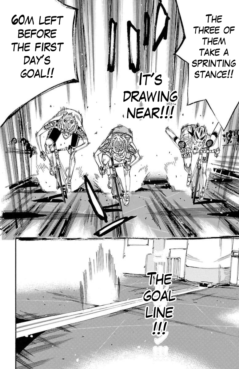 Yowamushi Pedal Chapter 348 page 16 - Chapter 348: Shaving off 3 seconds