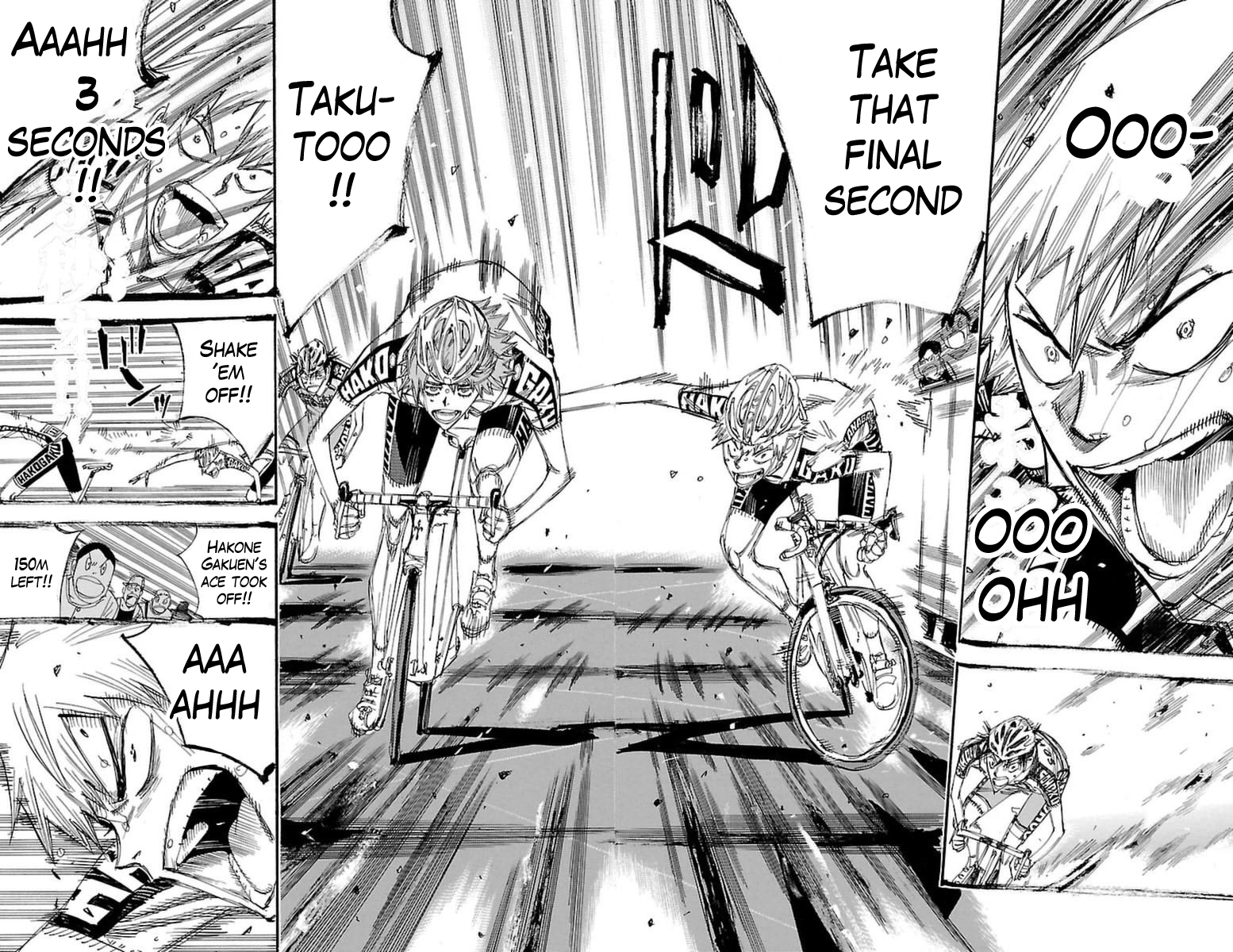 Yowamushi Pedal Chapter 348 page 8 - Chapter 348: Shaving off 3 seconds