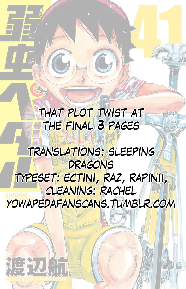 Yowamushi Pedal Chapter 349 page 22 - Chapter 349: The goal line!!