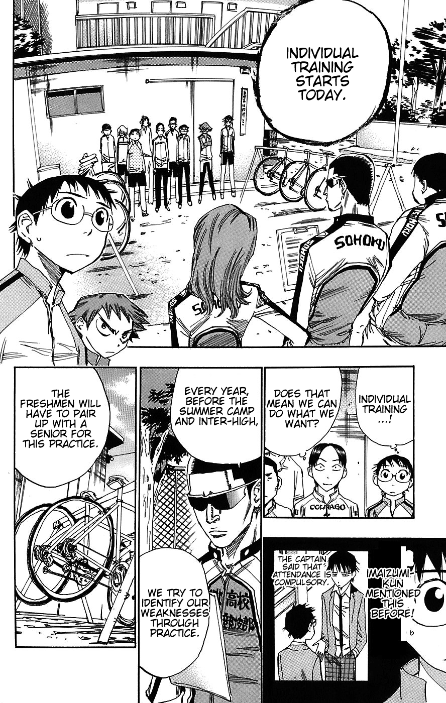 Yowamushi Pedal Chapter 35 page 15 - Chapter 35: Training Begins!
