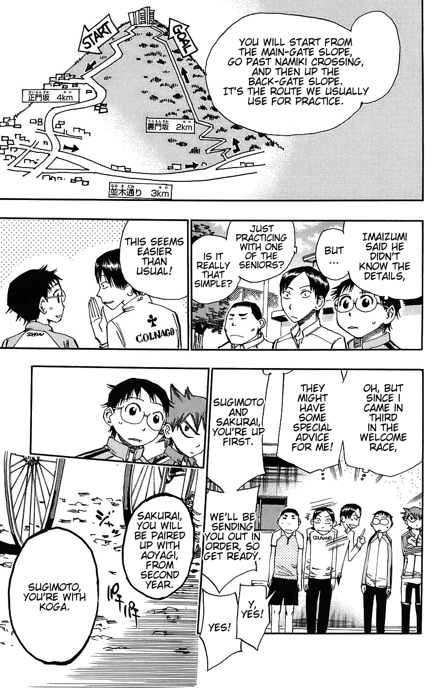 Yowamushi Pedal Chapter 35 page 16 - Chapter 35: Training Begins!