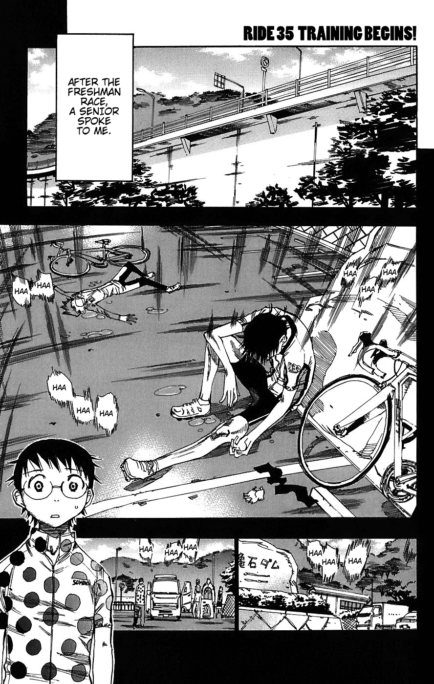 Yowamushi Pedal Chapter 35 page 4 - Chapter 35: Training Begins!