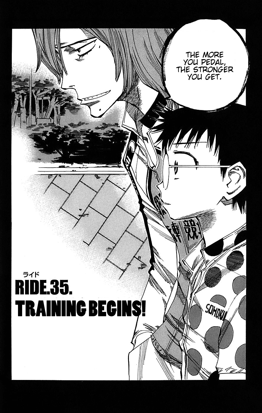 Yowamushi Pedal Chapter 35 page 7 - Chapter 35: Training Begins!