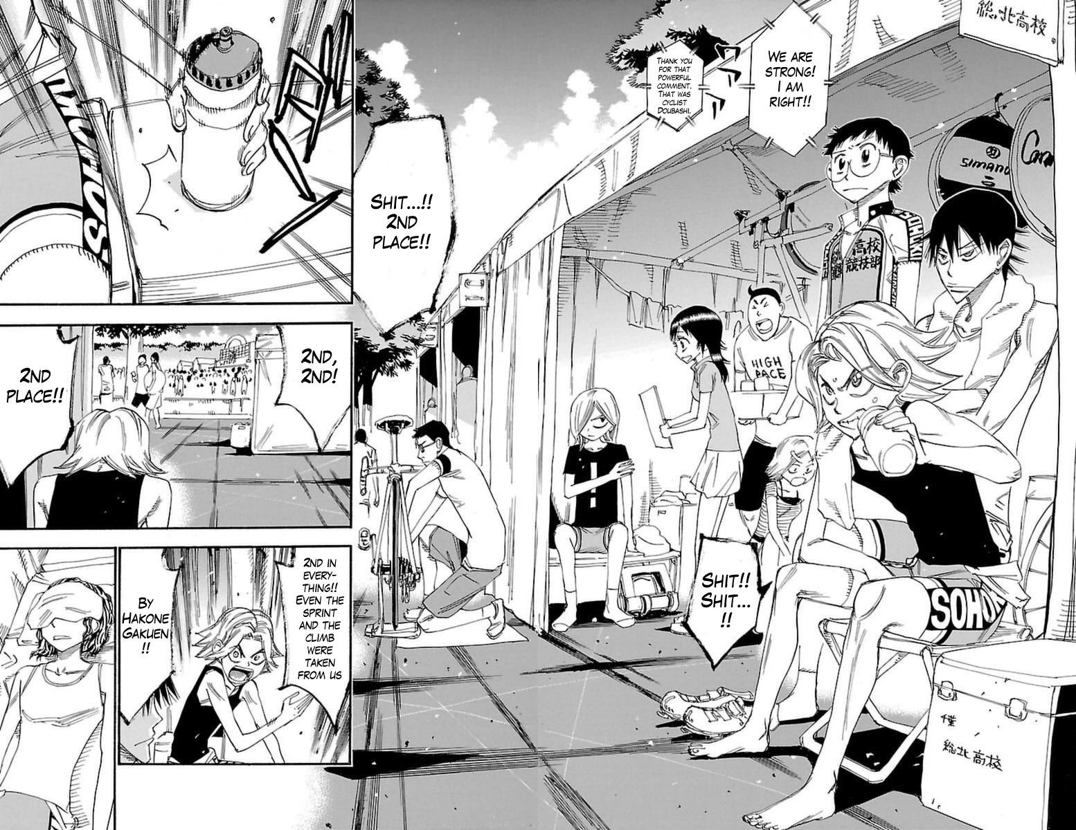 Yowamushi Pedal Chapter 350 page 18 - Chapter 350: The wings of glory