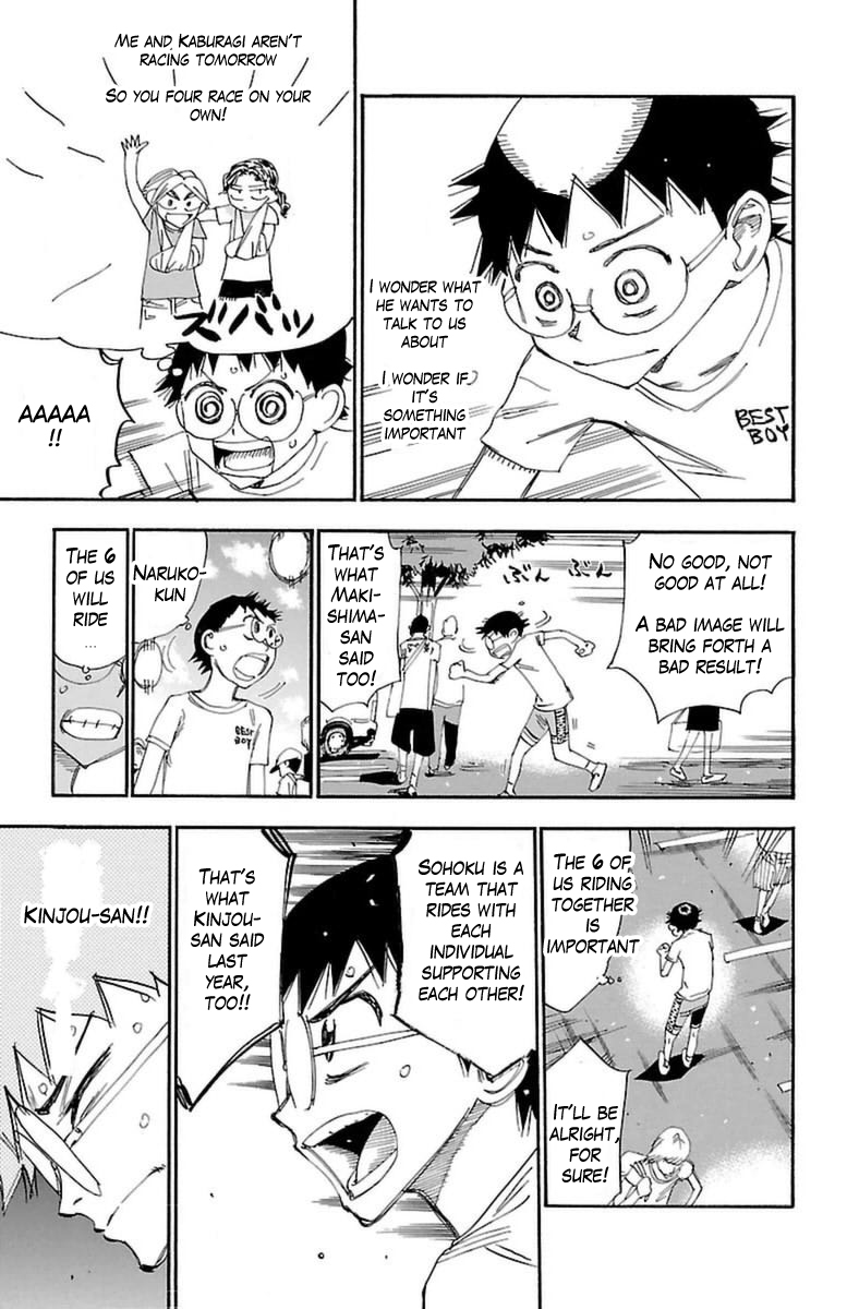Yowamushi Pedal Chapter 351 page 13 - Chapter 351: Wavering Sohoku