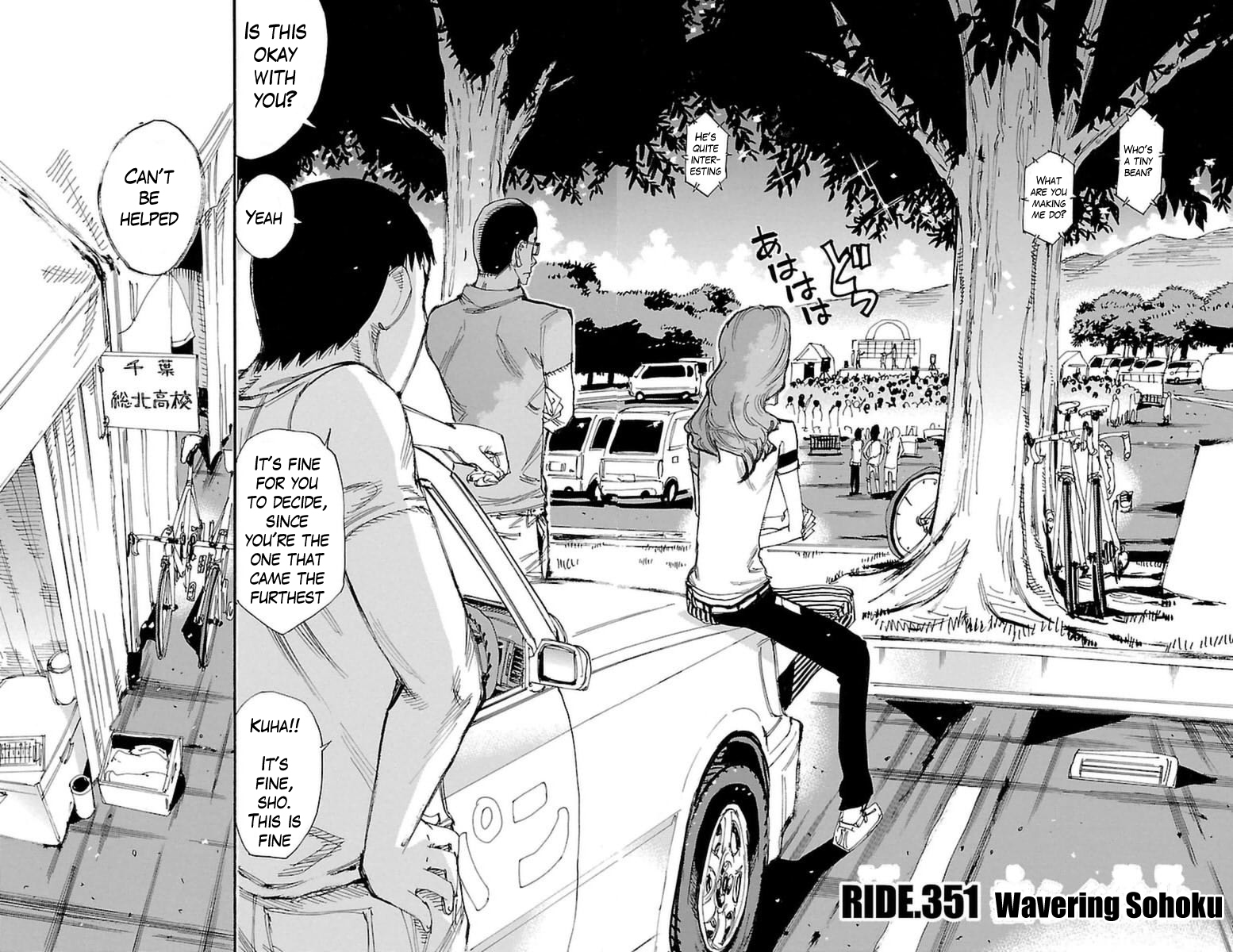 Yowamushi Pedal Chapter 351 page 2 - Chapter 351: Wavering Sohoku