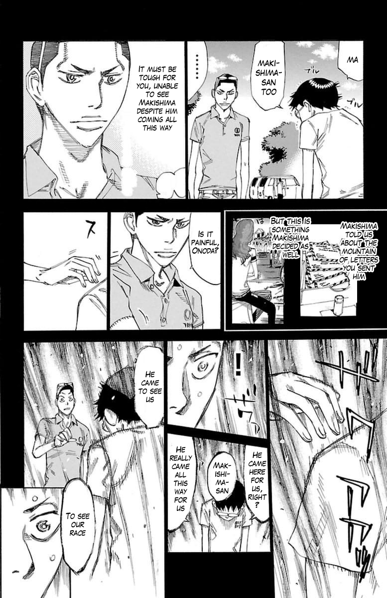 Yowamushi Pedal Chapter 352 page 10 - Chapter 352: Kinjou's words