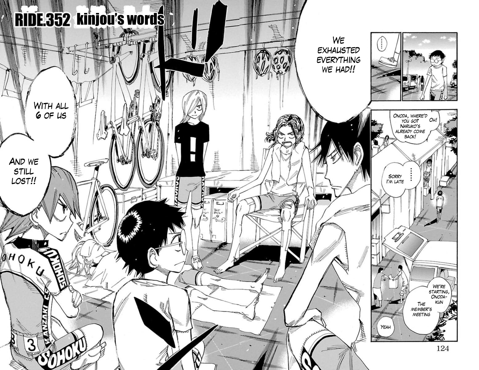 Yowamushi Pedal Chapter 352 page 2 - Chapter 352: Kinjou's words