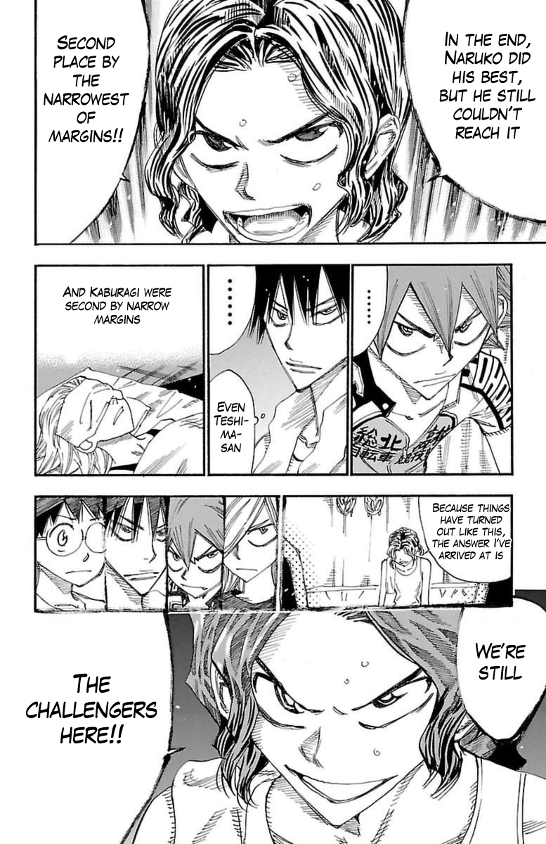 Yowamushi Pedal Chapter 352 page 3 - Chapter 352: Kinjou's words
