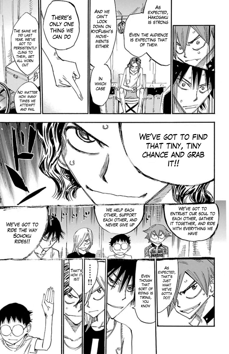Yowamushi Pedal Chapter 352 page 4 - Chapter 352: Kinjou's words