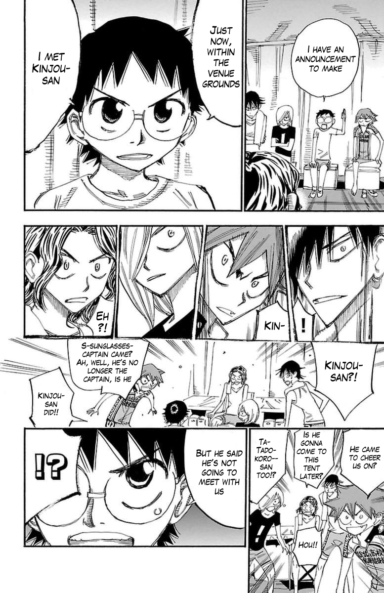 Yowamushi Pedal Chapter 352 page 5 - Chapter 352: Kinjou's words