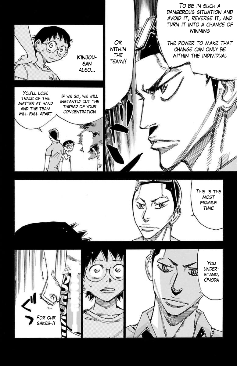 Yowamushi Pedal Chapter 352 page 7 - Chapter 352: Kinjou's words