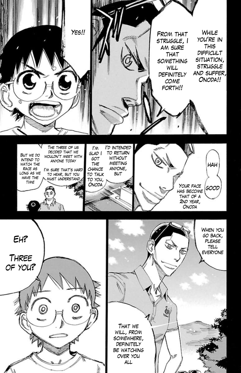 Yowamushi Pedal Chapter 352 page 8 - Chapter 352: Kinjou's words