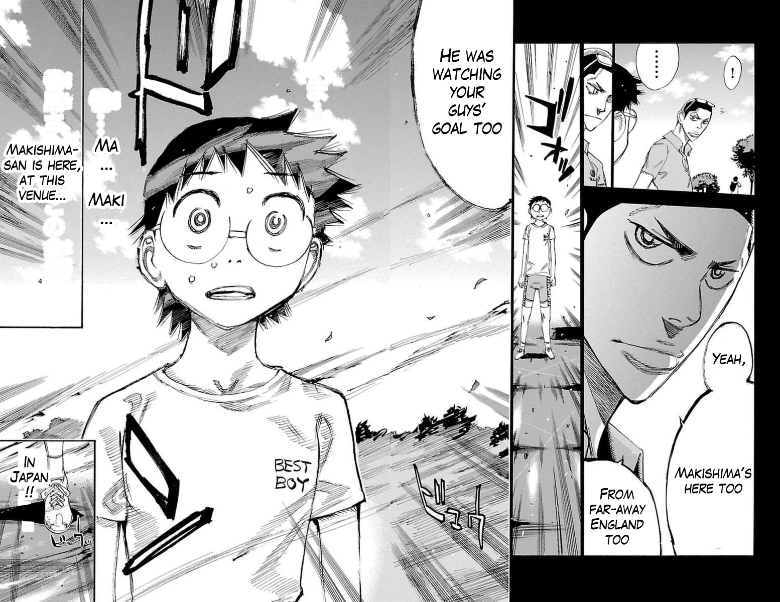 Yowamushi Pedal Chapter 352 page 9 - Chapter 352: Kinjou's words