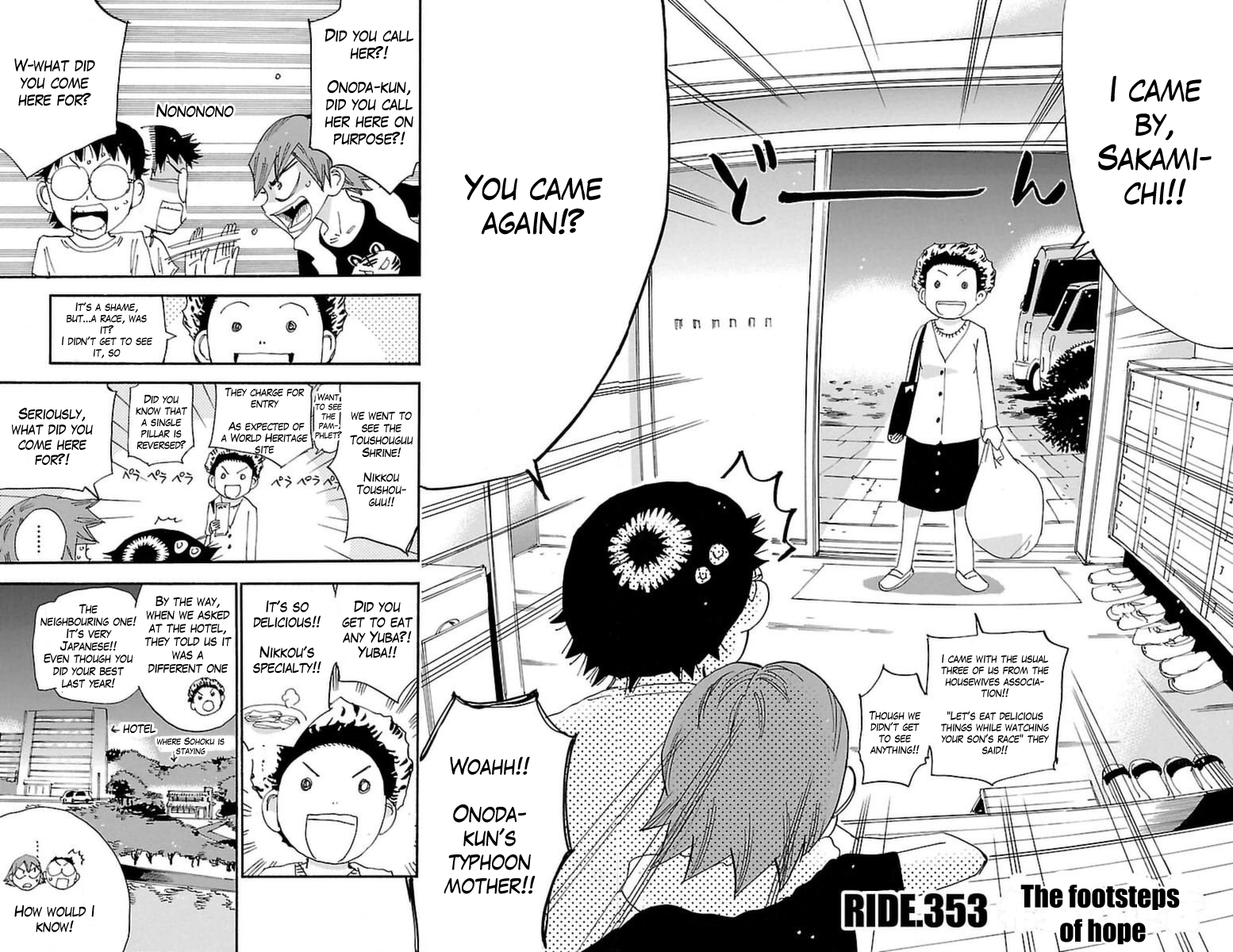 Yowamushi Pedal Chapter 353 page 4 - Chapter 353: The footsteps of hope