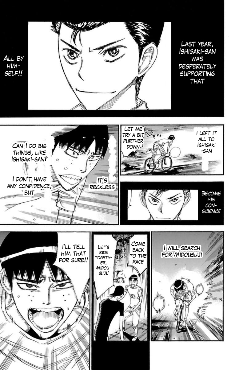 Yowamushi Pedal Chapter 354 page 11 - Chapter 354: Kyoto Fushimi's uneasiness