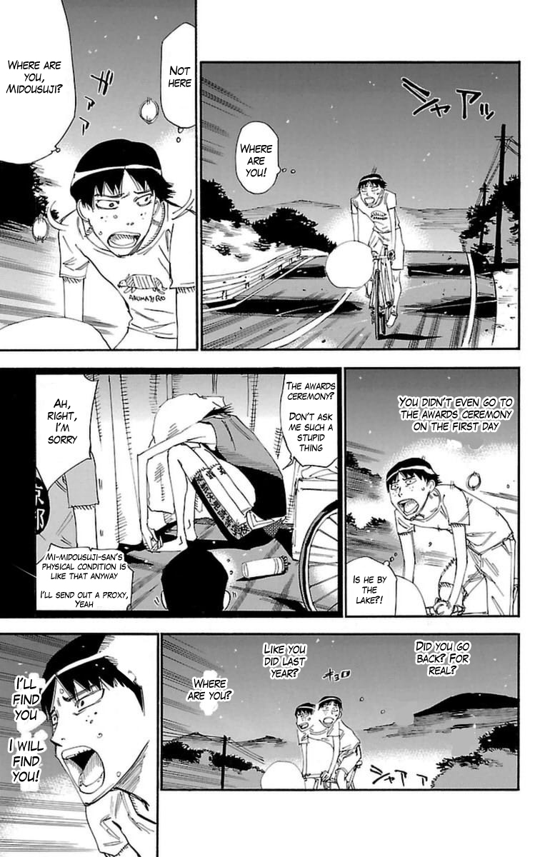 Yowamushi Pedal Chapter 354 page 9 - Chapter 354: Kyoto Fushimi's uneasiness