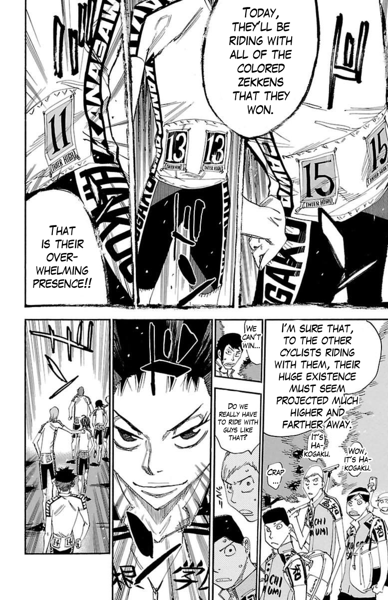 Yowamushi Pedal Chapter 355 page 14 - Chapter 355: The morning of the 2nd day
