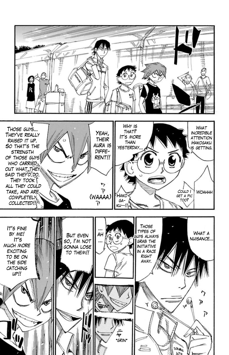 Yowamushi Pedal Chapter 355 page 15 - Chapter 355: The morning of the 2nd day