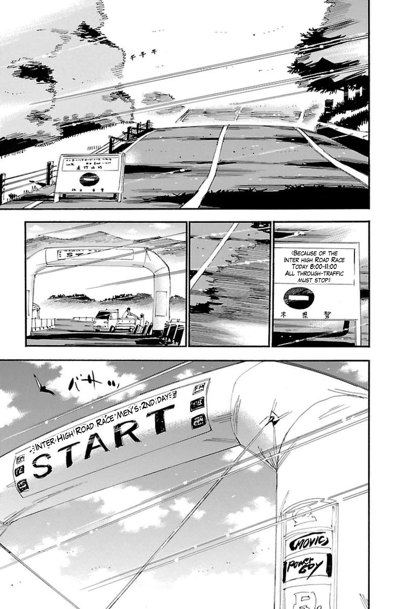 Yowamushi Pedal Chapter 355 page 3 - Chapter 355: The morning of the 2nd day