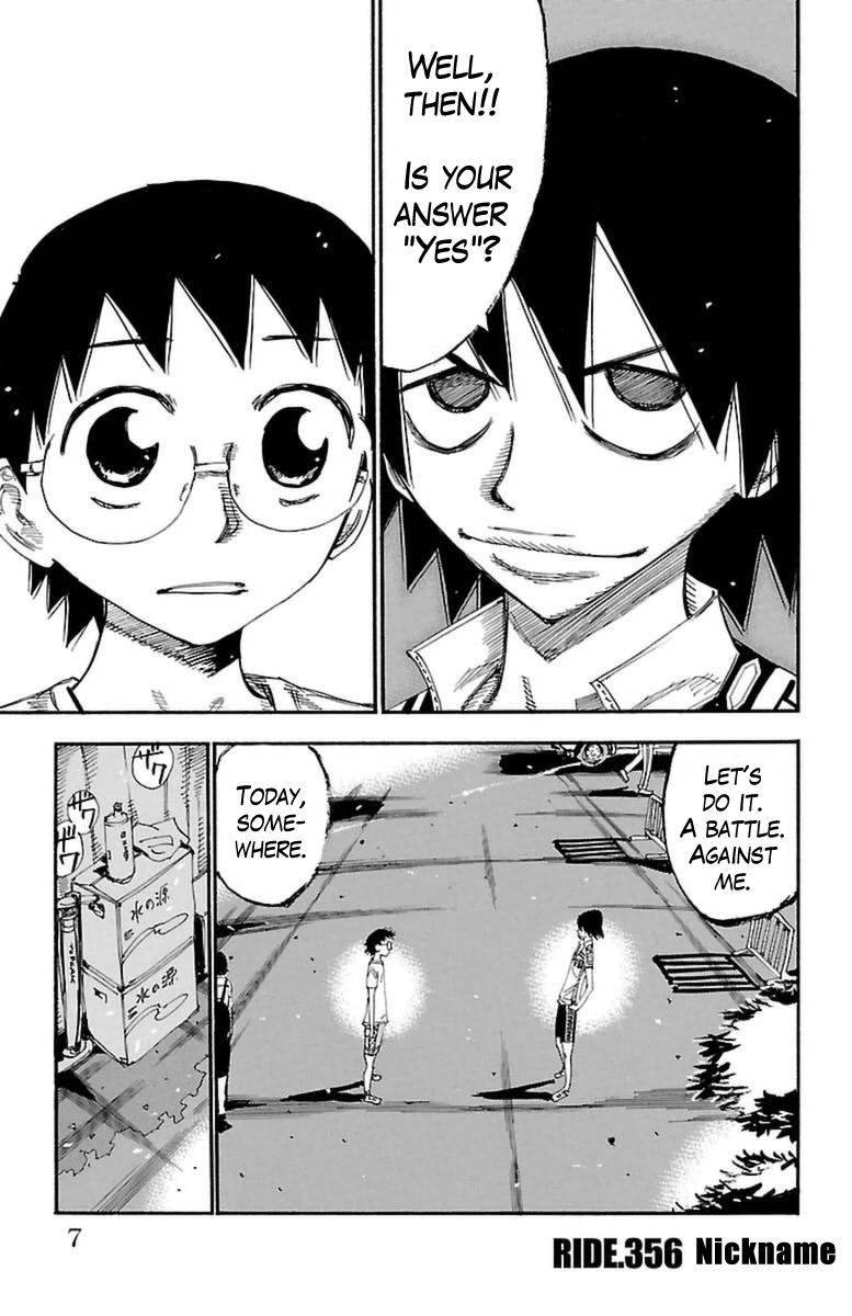 Yowamushi Pedal Chapter 356 page 1 - Chapter 356: Nickname