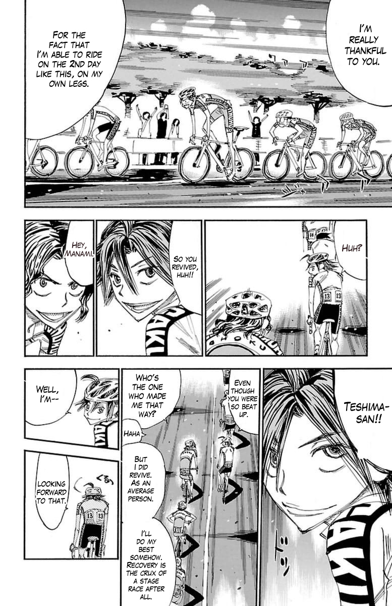 Yowamushi Pedal Chapter 357 page 10 - Chapter 357: The second day starts!!