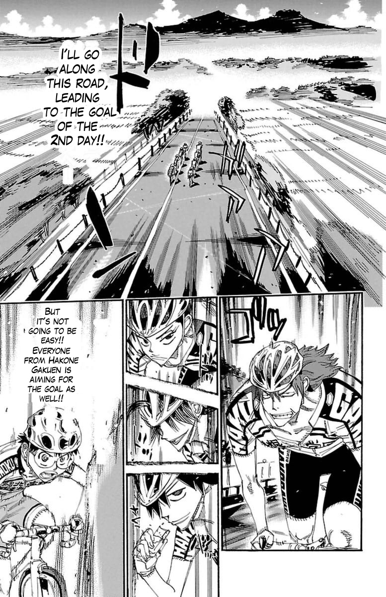 Yowamushi Pedal Chapter 357 page 13 - Chapter 357: The second day starts!!
