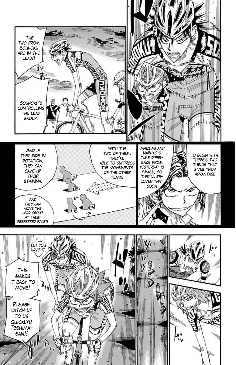 Yowamushi Pedal Chapter 357 page 17 - Chapter 357: The second day starts!!