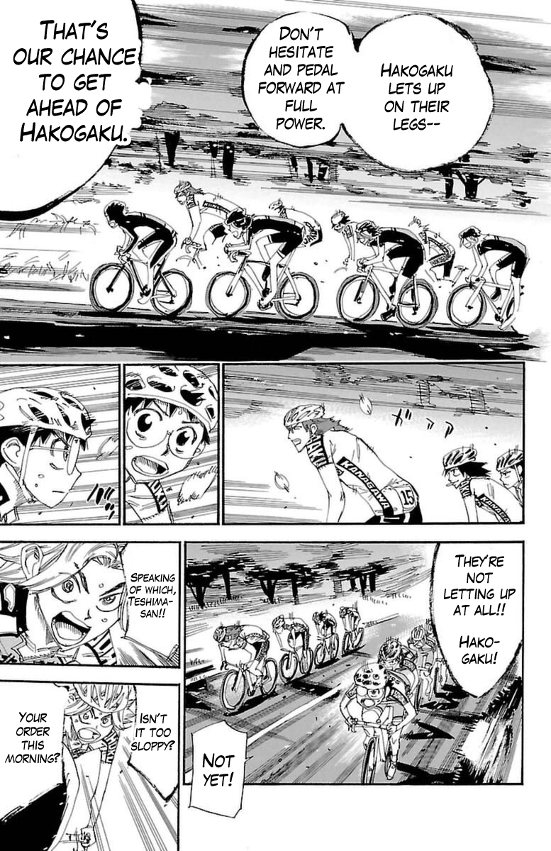 Yowamushi Pedal Chapter 357 page 19 - Chapter 357: The second day starts!!