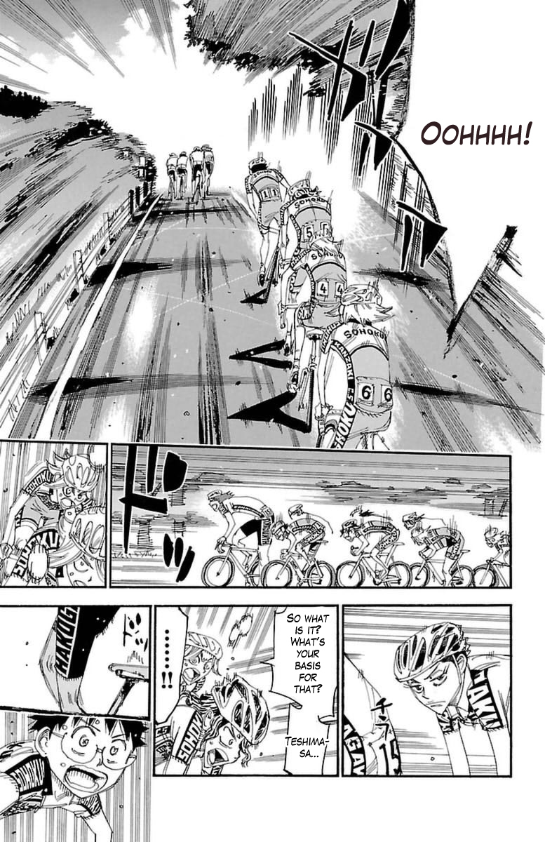 Yowamushi Pedal Chapter 357 page 22 - Chapter 357: The second day starts!!