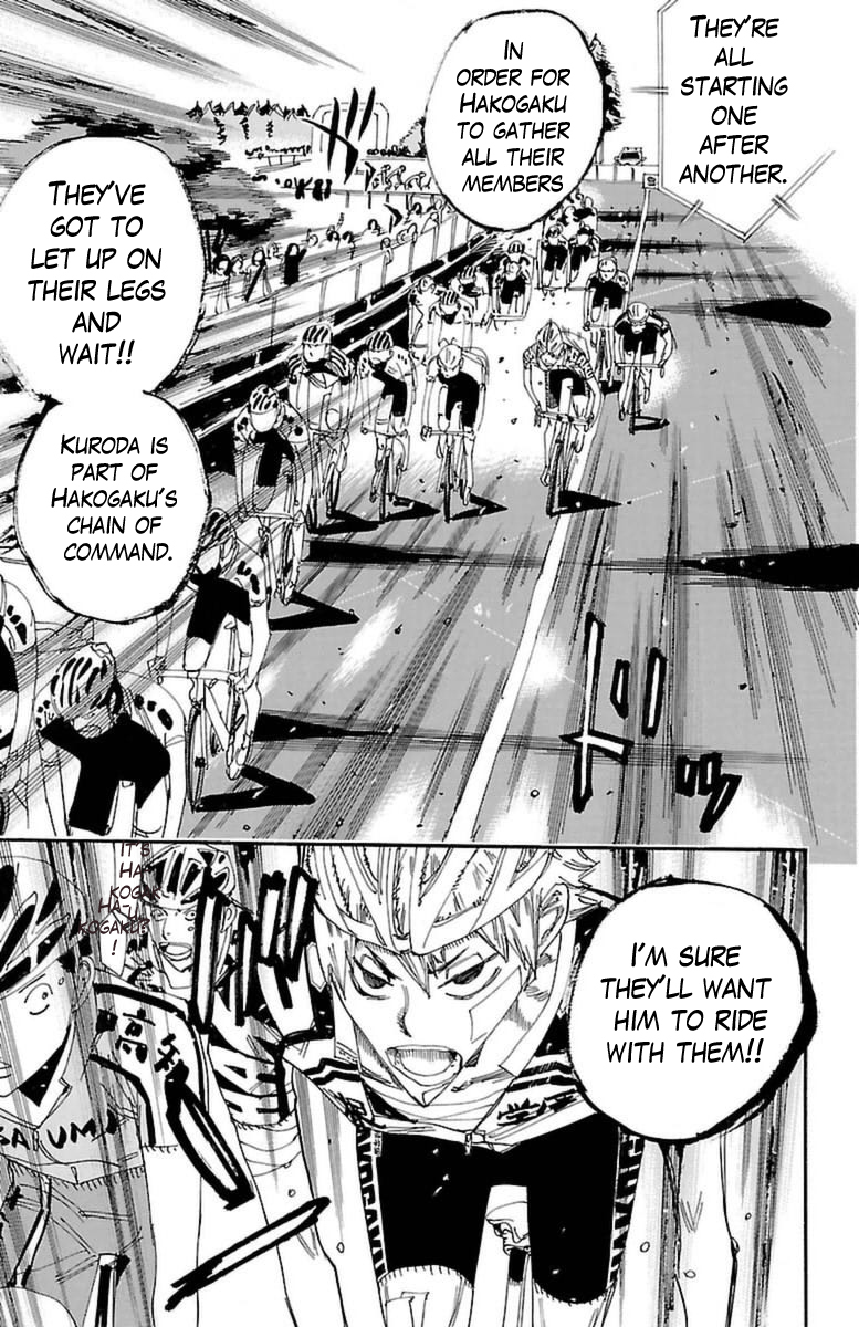 Yowamushi Pedal Chapter 357 page 27 - Chapter 357: The second day starts!!