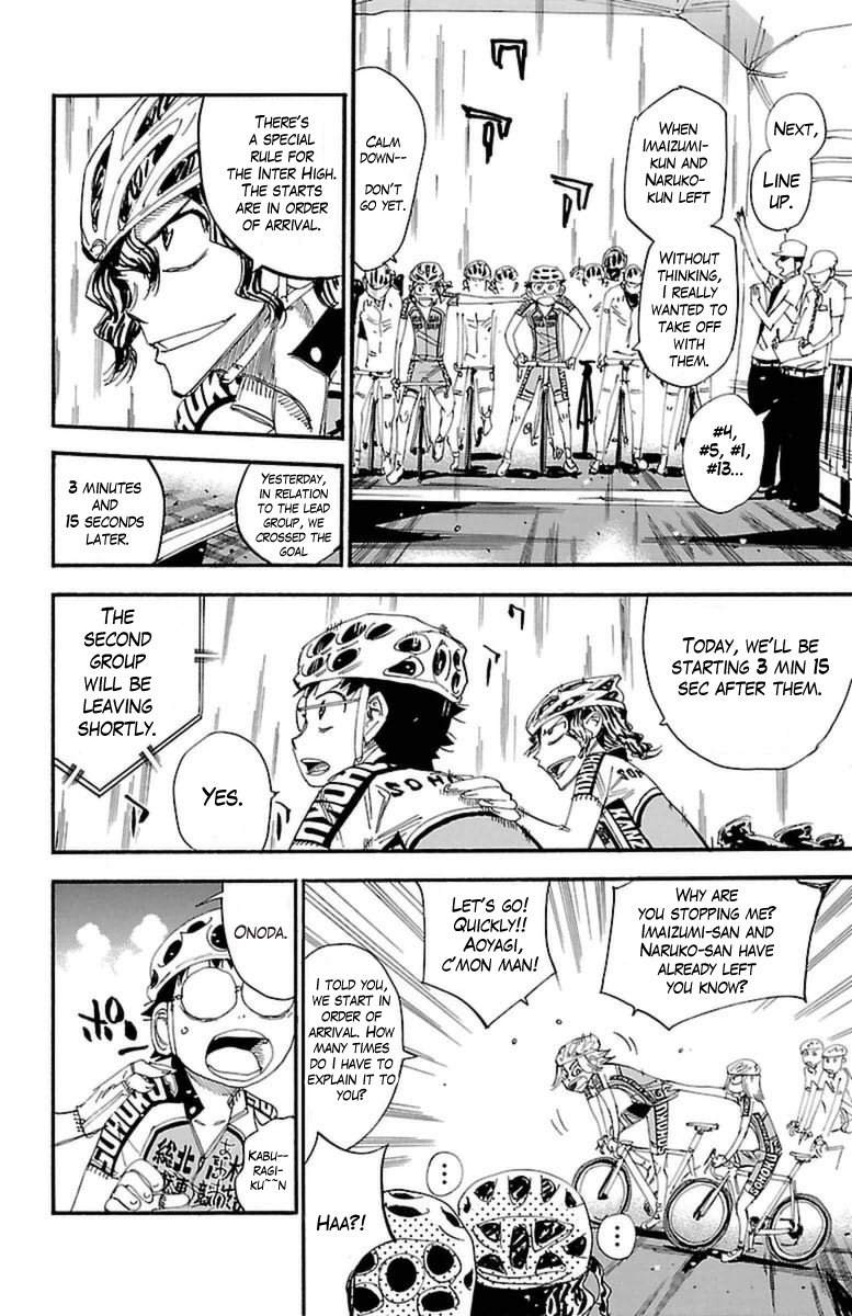 Yowamushi Pedal Chapter 357 page 7 - Chapter 357: The second day starts!!