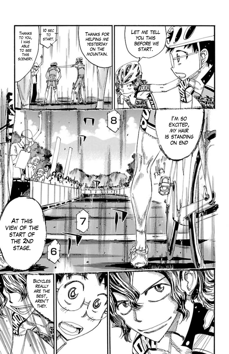 Yowamushi Pedal Chapter 357 page 8 - Chapter 357: The second day starts!!