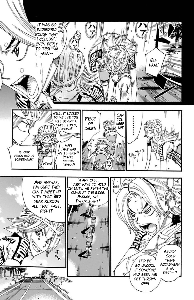 Yowamushi Pedal Chapter 358 page 10 - Chapter 358: Souhoku moves forward
