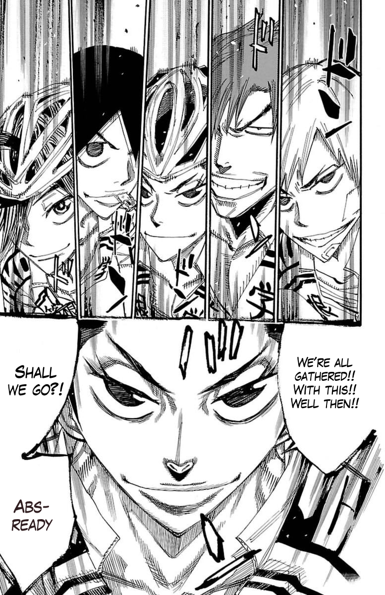 Yowamushi Pedal Chapter 358 page 13 - Chapter 358: Souhoku moves forward